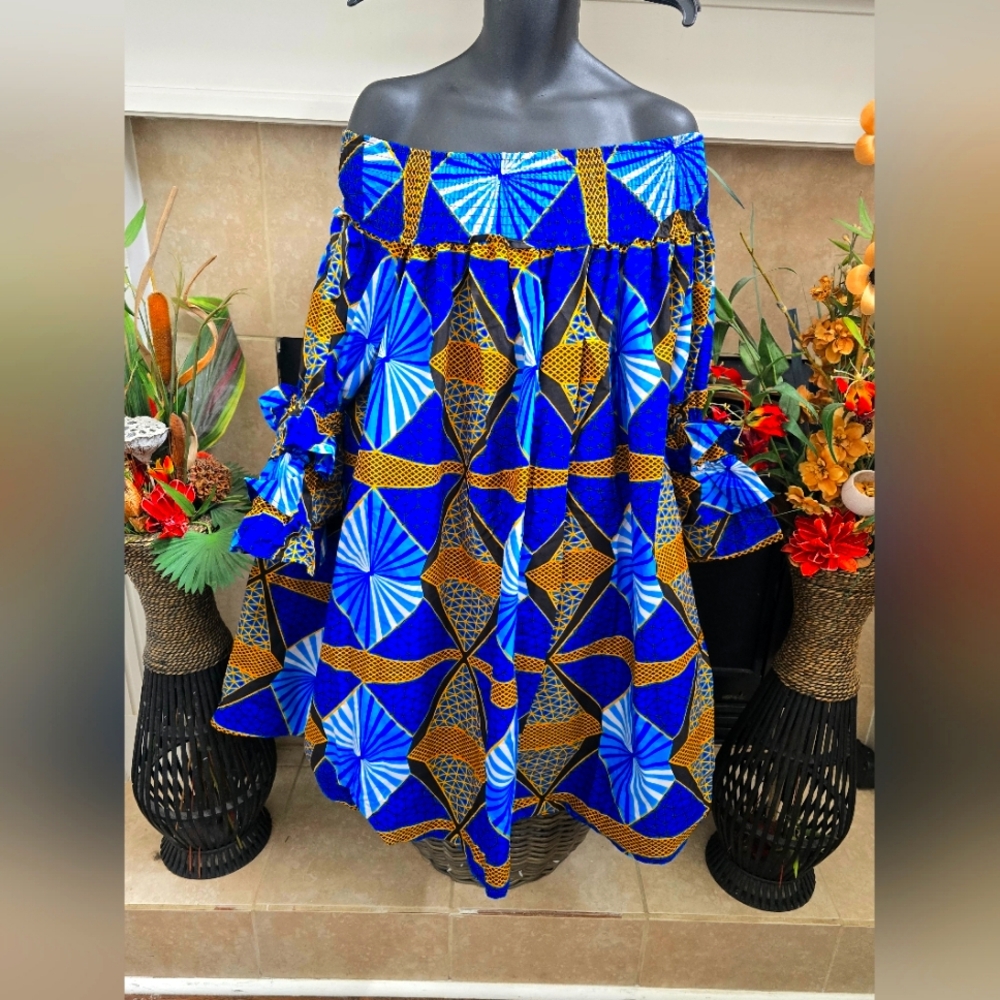 Our drop shoulder African dresses are simply gorgeous.